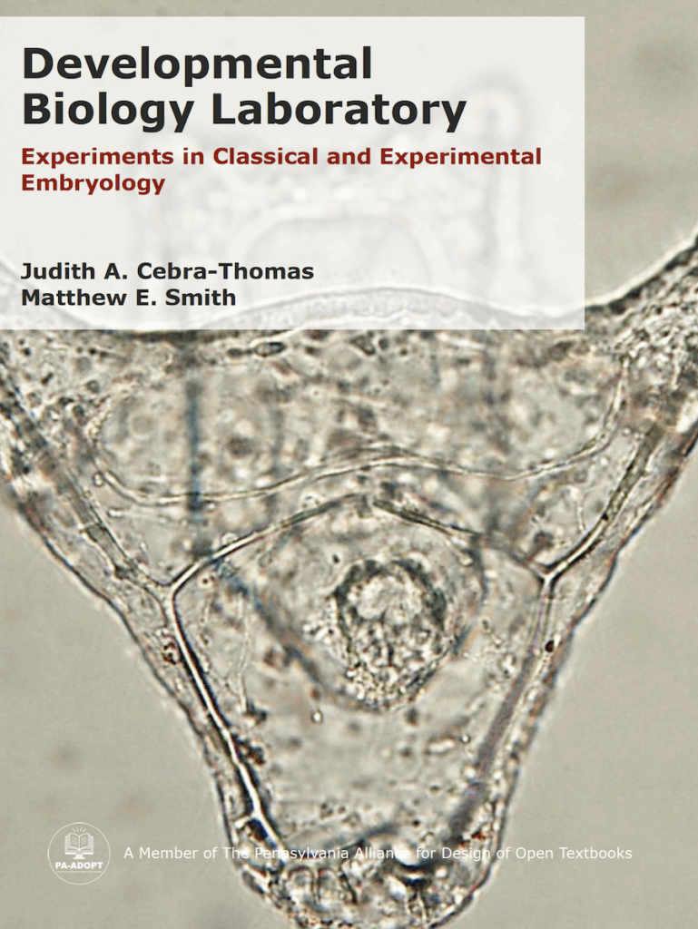 Developmental Biology Laboratory Book Cover